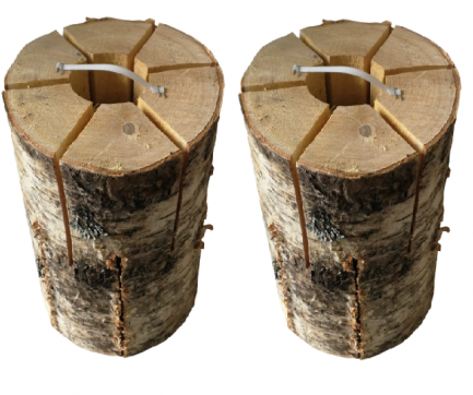 Baumfackel Schwedenfeuer 20 cm Gewicht ca. 2 kg, Brenndauer ca. 1-2 Stunden