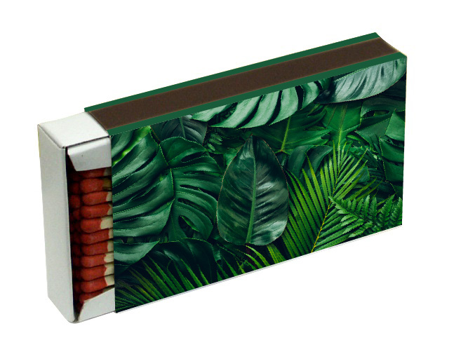 Lange Streichhölzer CAMINO 10cm Tropical Schachtelmaß:111x65x20mm; Inh. ca. 50 Hölzer