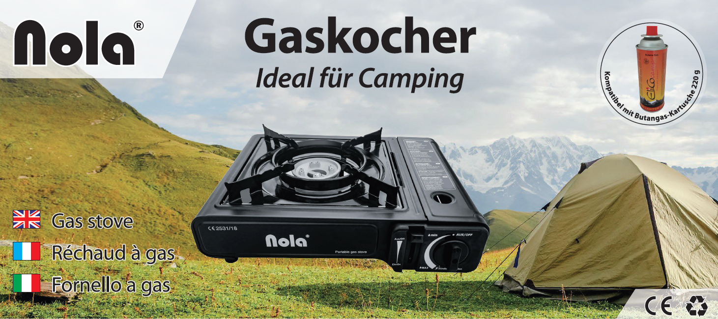camping stove NOLA 870 