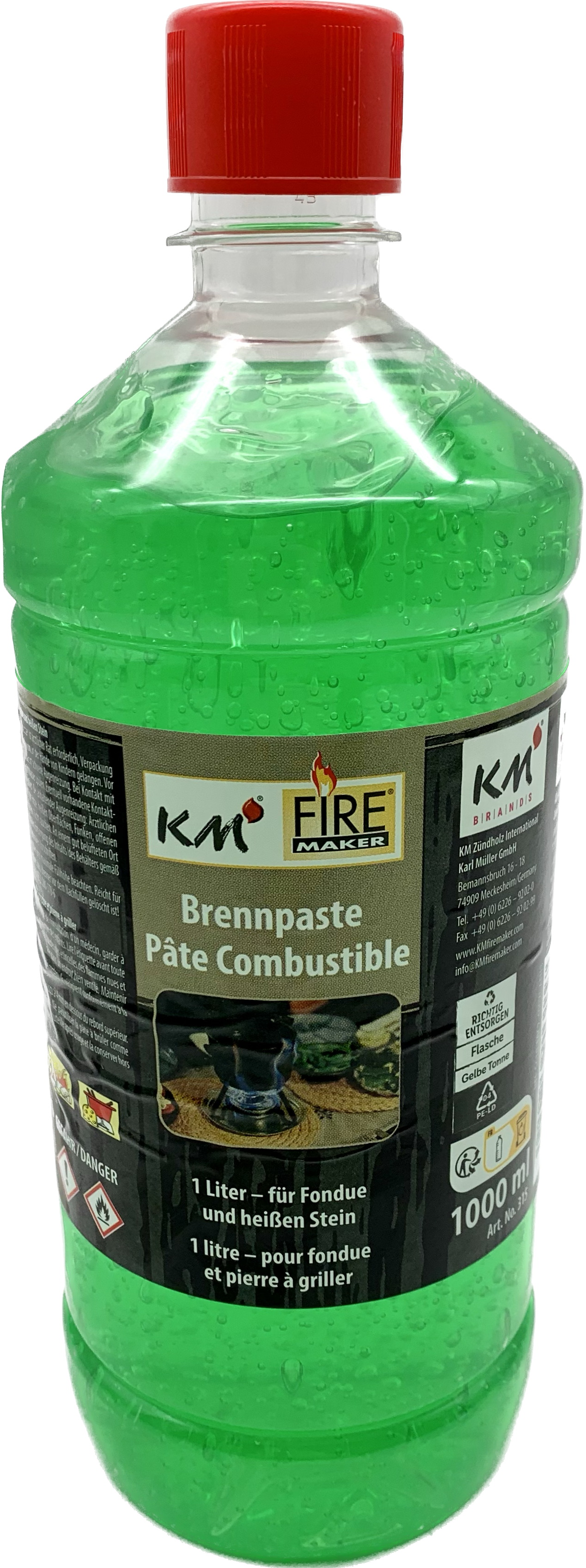 Fuel Paste for Fondue Sets - 1000ml Bottle