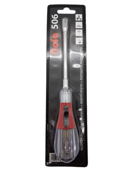 Metal Lighter Nola 506 PIEZO Screwdriver, Refillable
