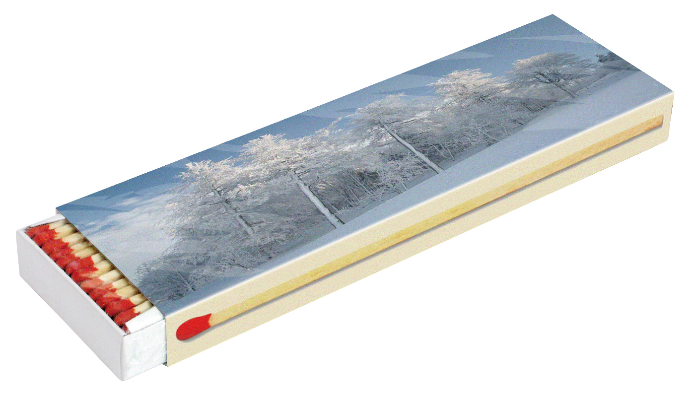 Lunghi fiammiferi CAMINO MAXI 20 cm Autunno/Inverno Dimensioni scatola: 228x65x21mm; 45 fiammiferi
